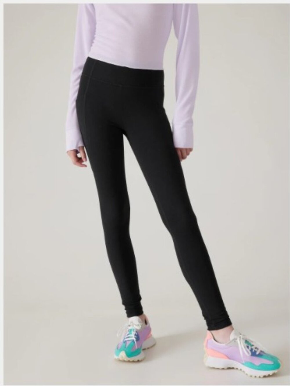 Athleta Girl Black Kids' Active Leggings with Pockets